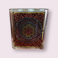 Flower of Life Square Votive Holder