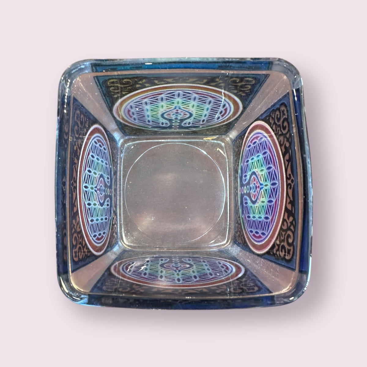 Chakra Square Votive Holder