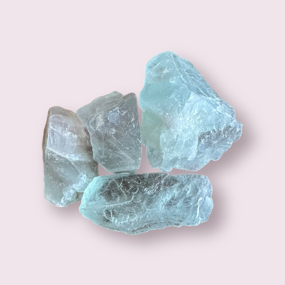 Green Fluorite Rough Stones