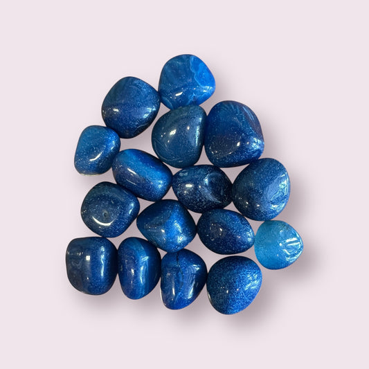 Tumbled Stones Blue Onyx
