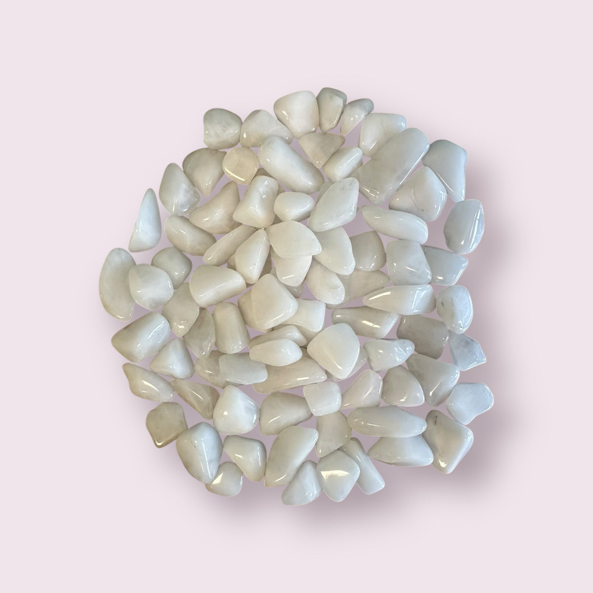 Snow Quartz Tumbled Stones