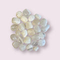 White Calcite Tumbled Stones
