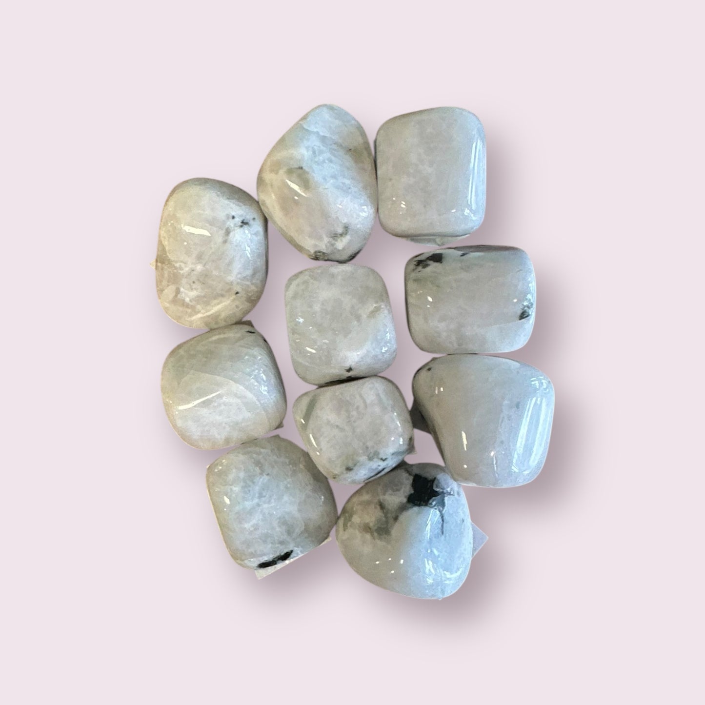 Rainbow Moonstone Tumbled Stones