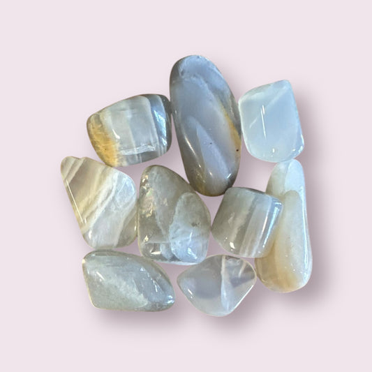 Black Moonstone Tumbled