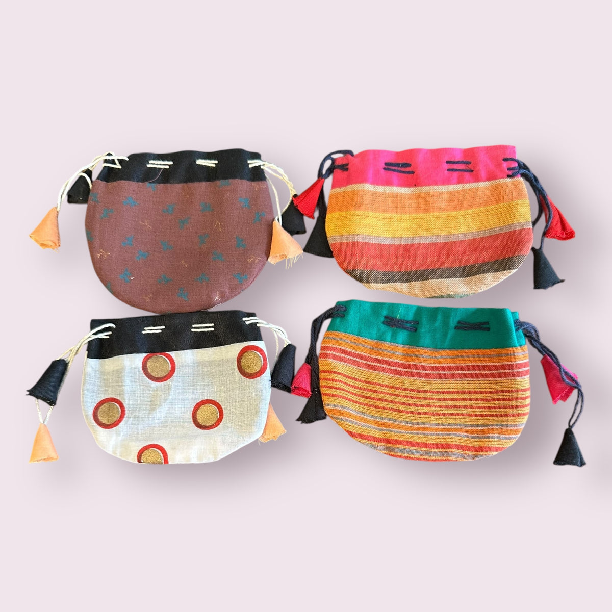 Small Drawstring Thali Bag