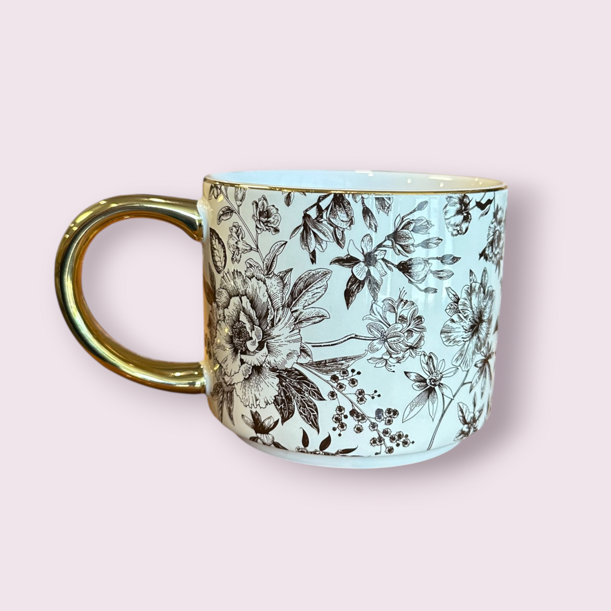 Brown Delft Coffee Mug - Fall Decor & Gifts