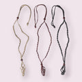 Hemp Hippie Necklace for Tumbled Stones - Empty Asst'd