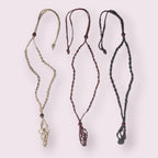 Hemp Hippie Necklace for Tumbled Stones - Empty Asst'd