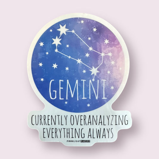 Gemini - Die Cut Sticker