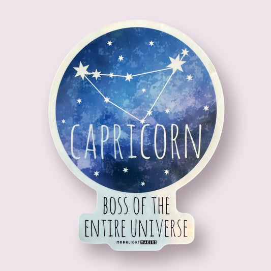 Capricorn - Die Cut Stickers