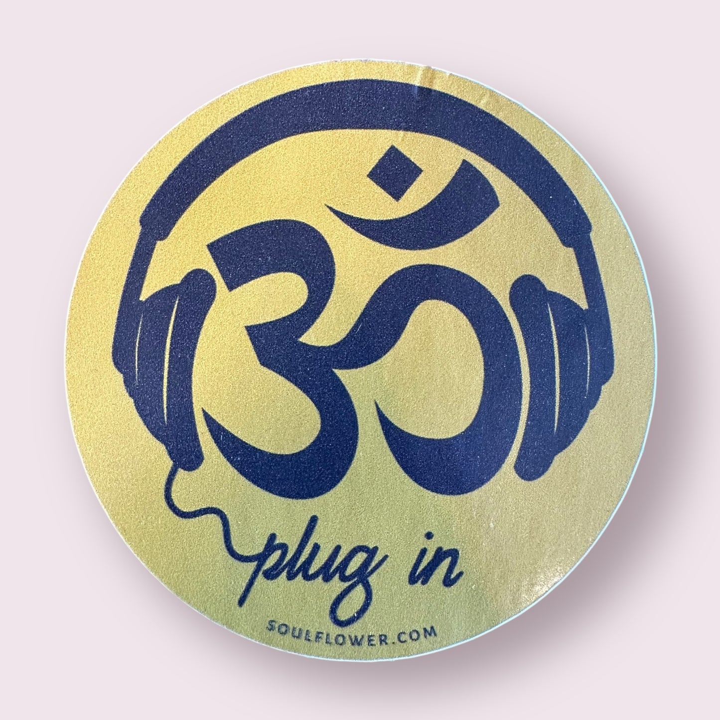 Om Plug In Sticker