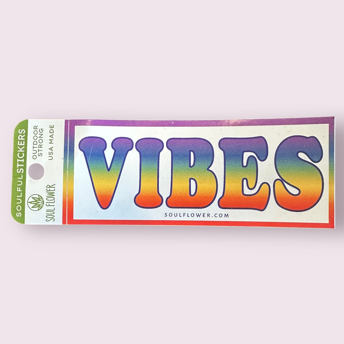 Rainbow Vibes Mini Message Sticker