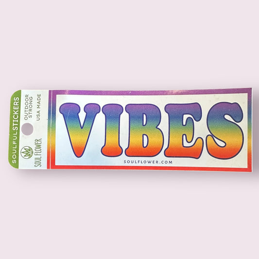 Rainbow Vibes Mini Message Sticker