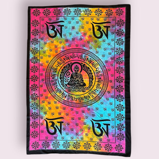 Buddha Mandala Tie Dye Tapestry