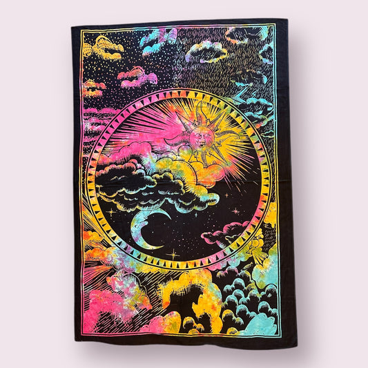 Celestial Sun Moon Tapestry