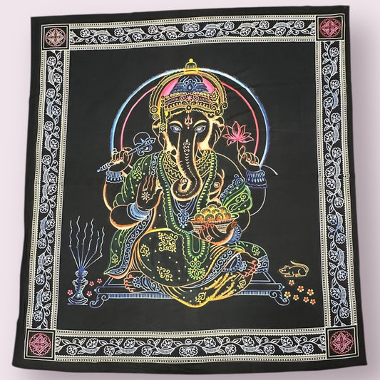 Tie Dye Ganesha Tapestry