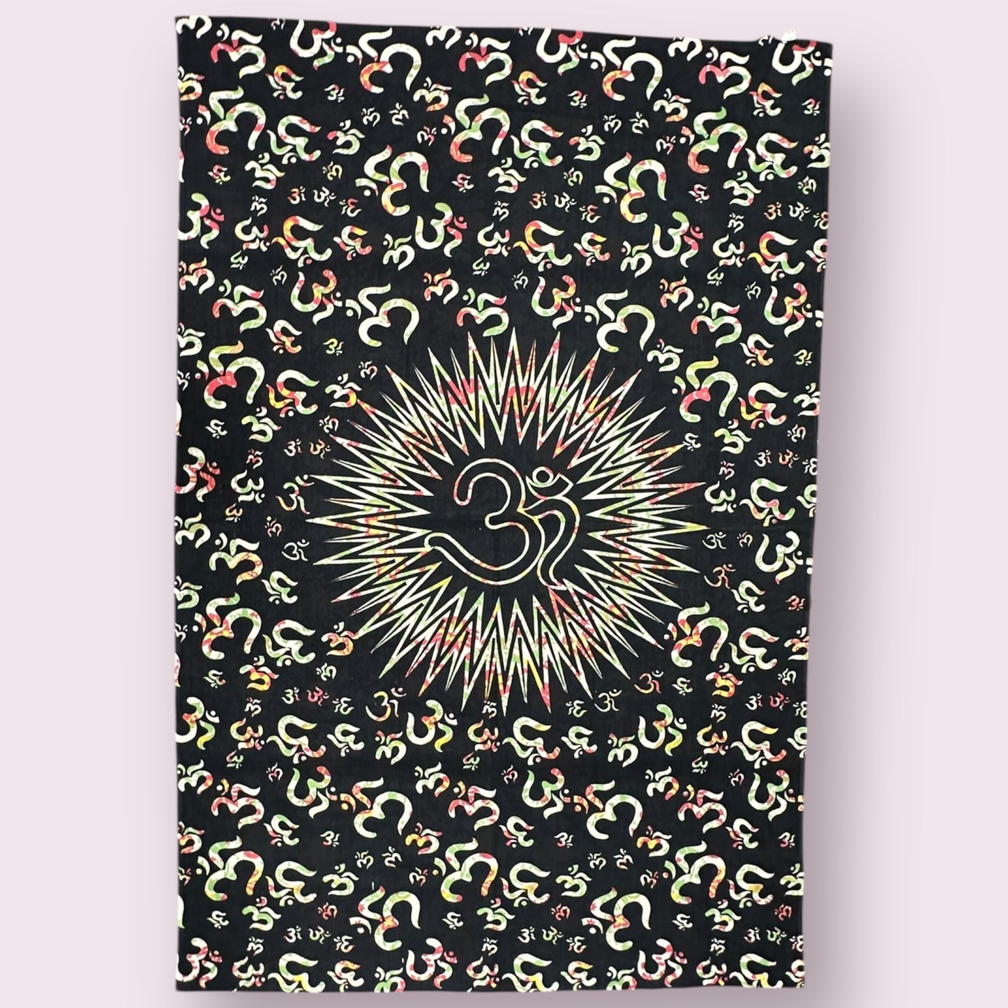Tie Dye OM Over Print Tapestry