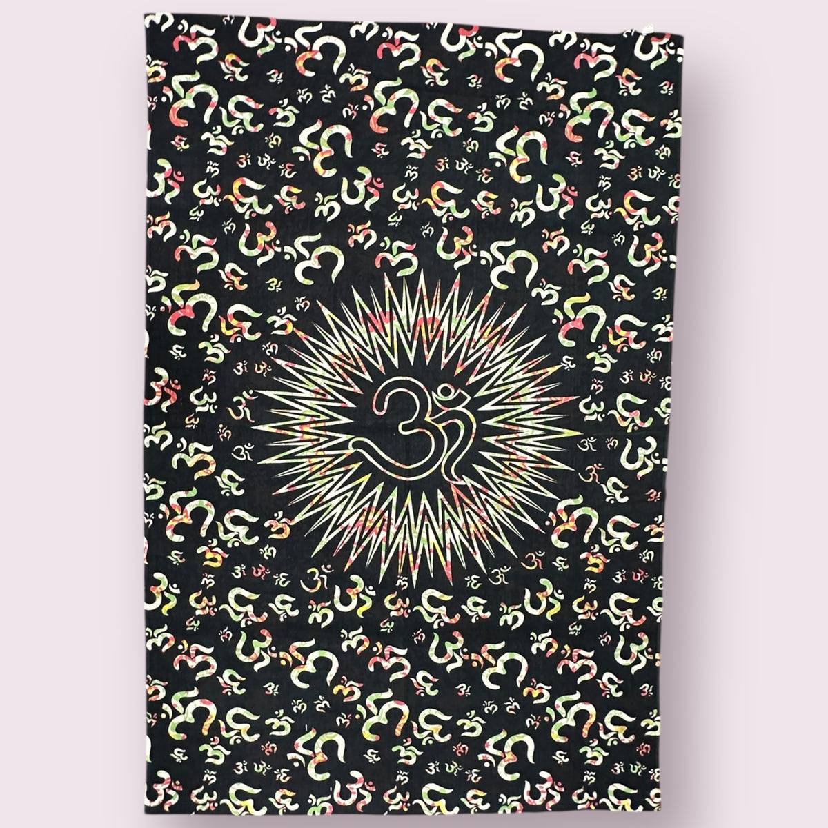 Tie Dye OM Over Print Tapestry