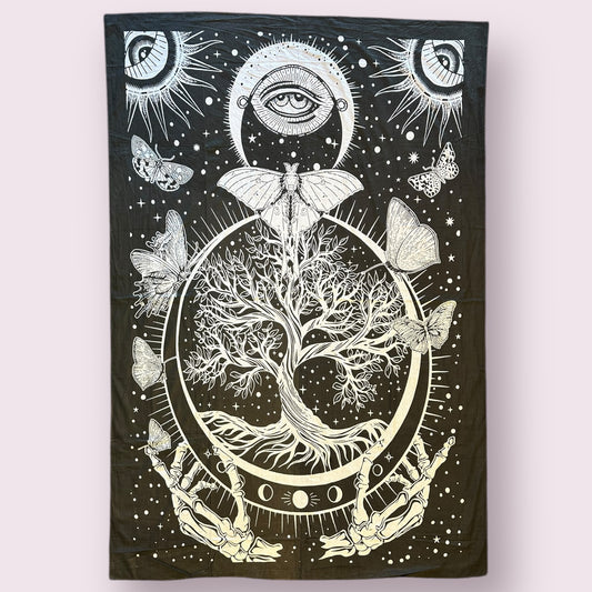 Tree of Life Butterfly Tapestry