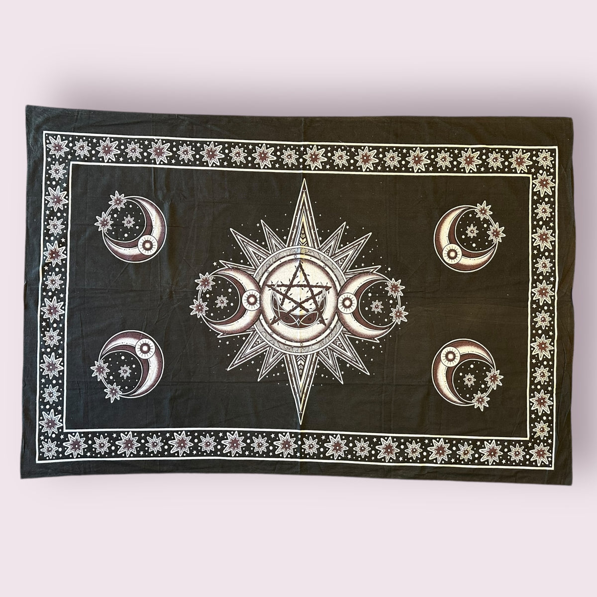 Crescent Moon Stars Tapestry