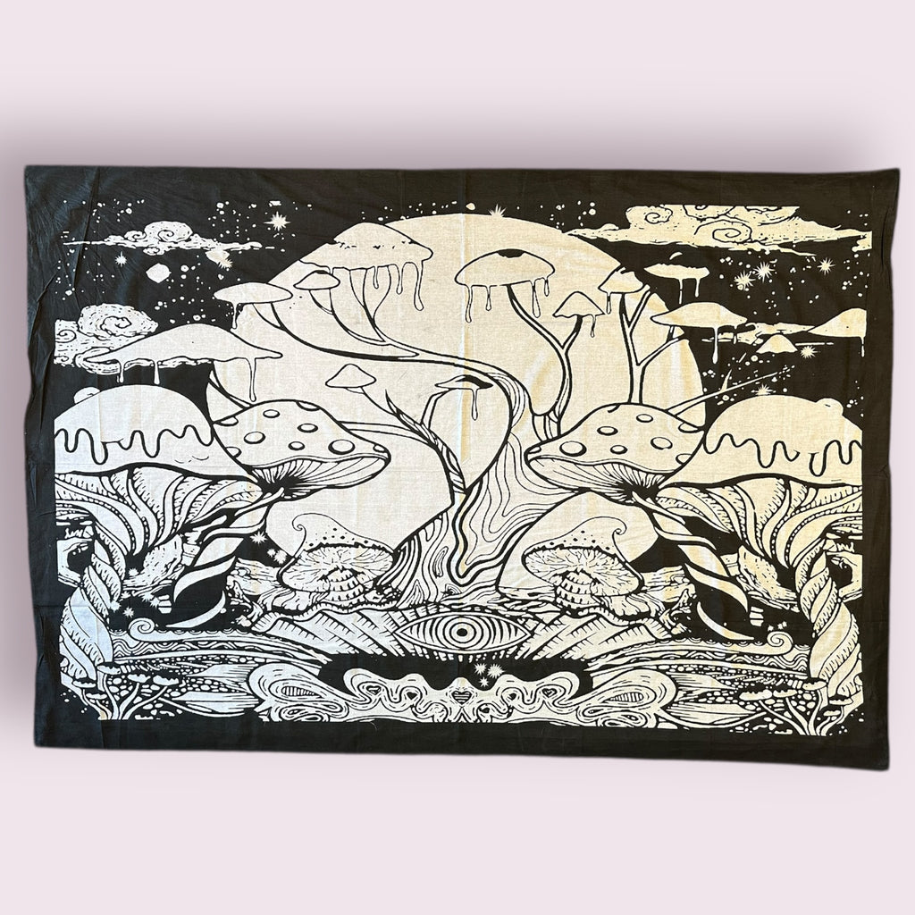 Magic Mushroom Tapestry