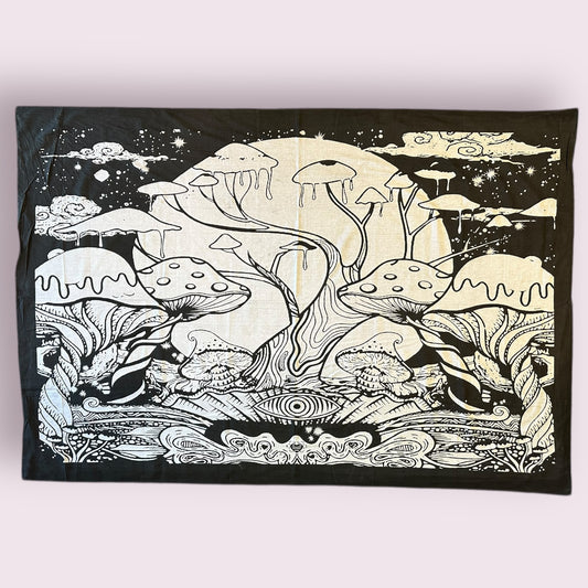 Magic Mushroom Tapestry