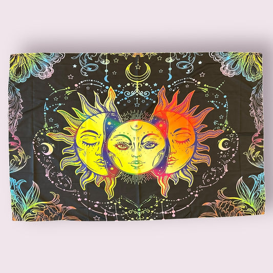 Celestial Polyester Tapestry