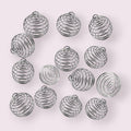 Spiral Crystal Cage Pendants ( small)