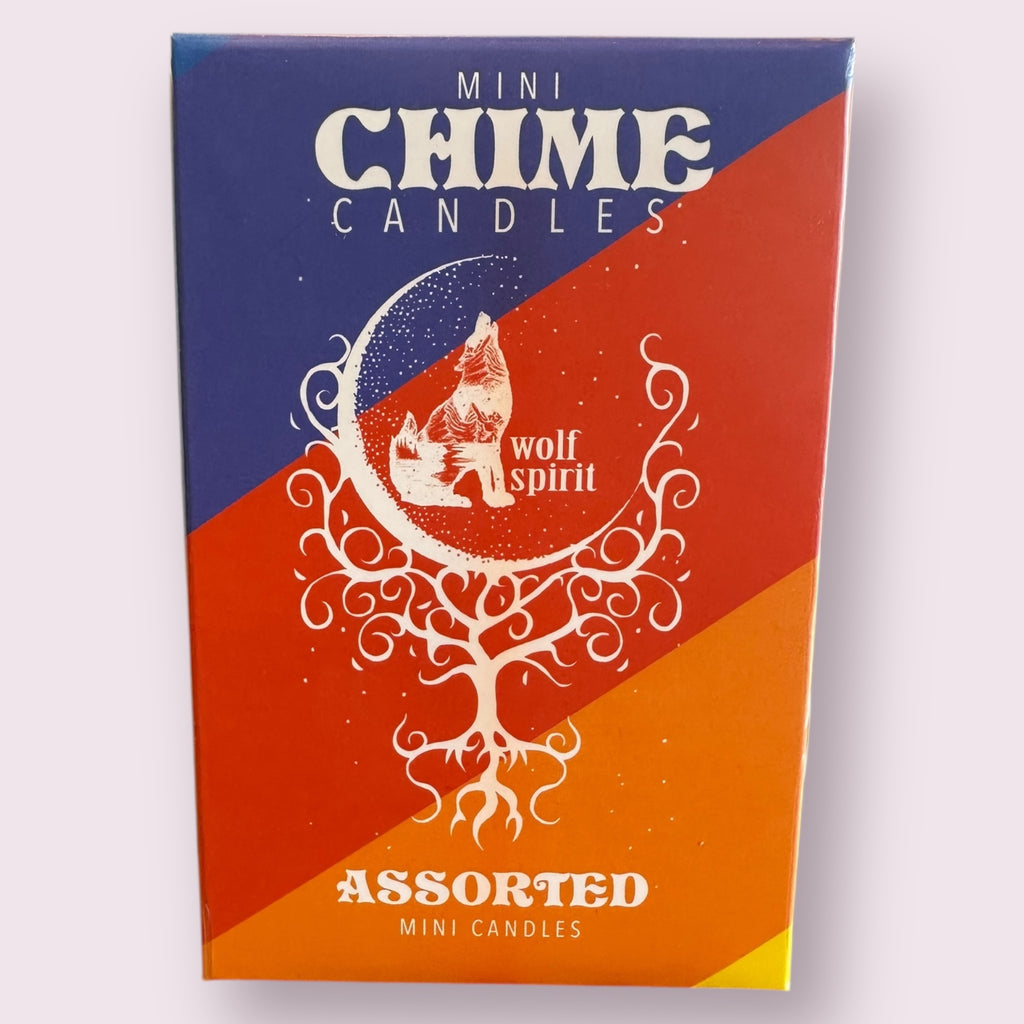 MINI CHIME CANDLES ASSORTED COLORS