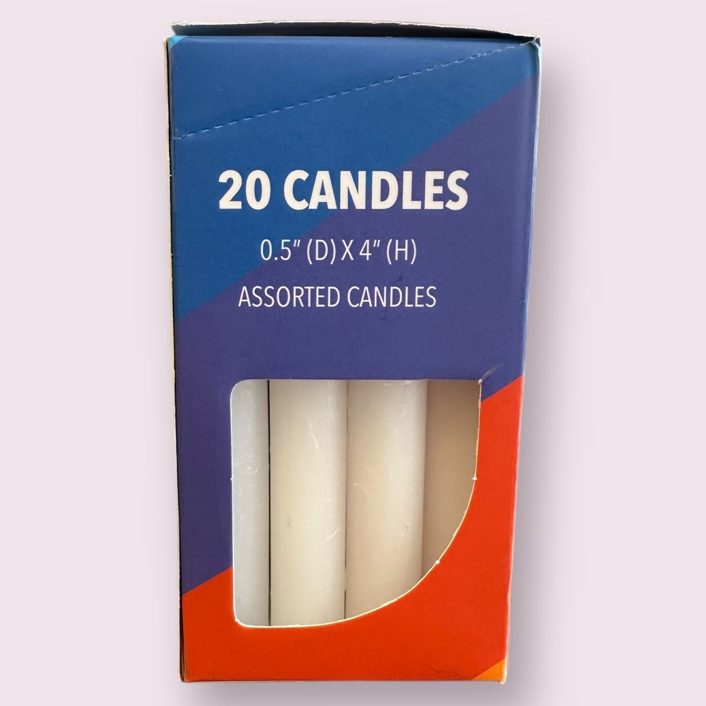 MINI CHIME CANDLES ASSORTED COLORS