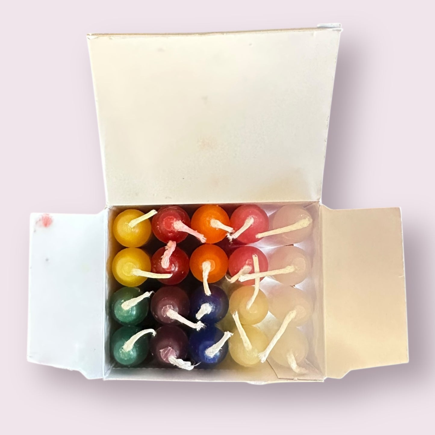 MINI CHIME CANDLES ASSORTED COLORS