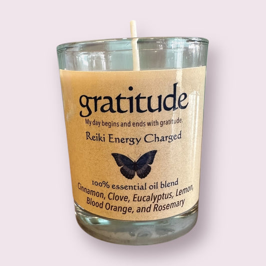 Herbal Intention Candles: Gratitude