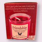 Herbal Intention Candles: Friendship