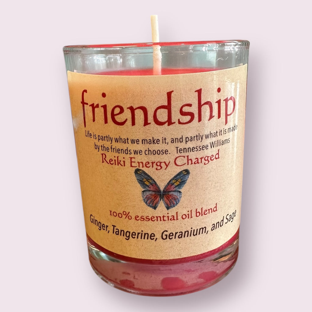 Herbal Intention Candles: Friendship