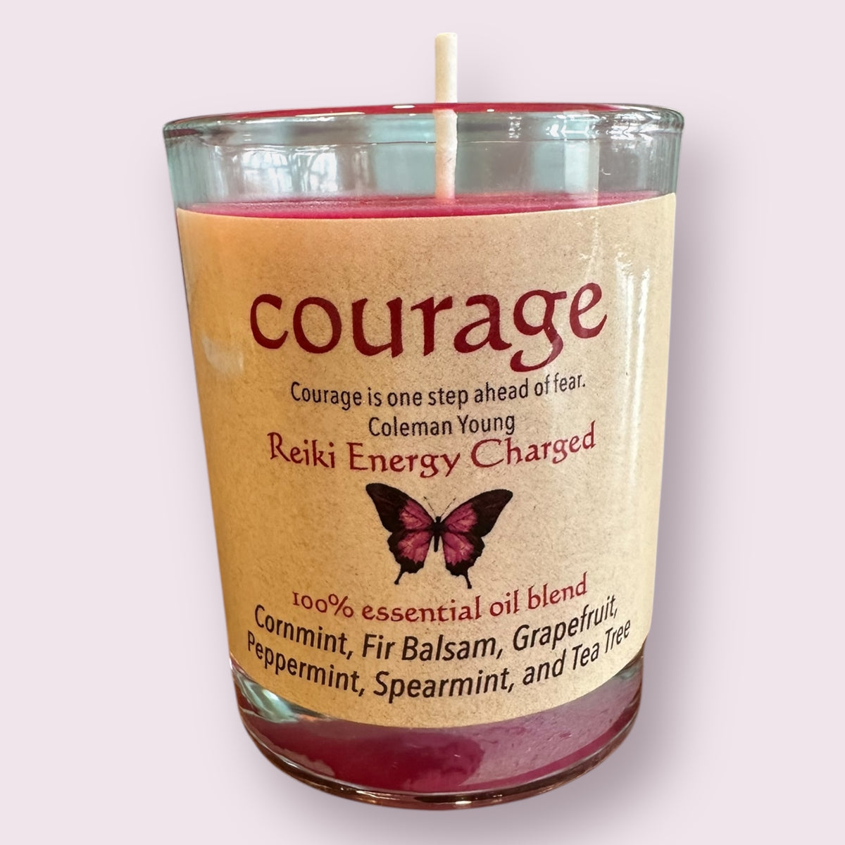 Herbal Intention Candles: Courage
