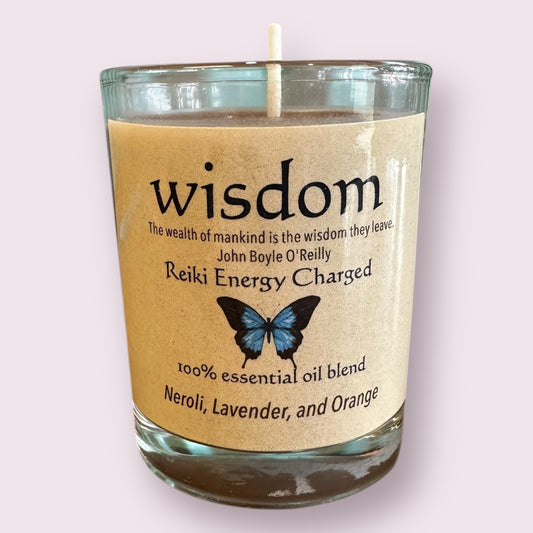 Herbal Intention Candles: Wisdom