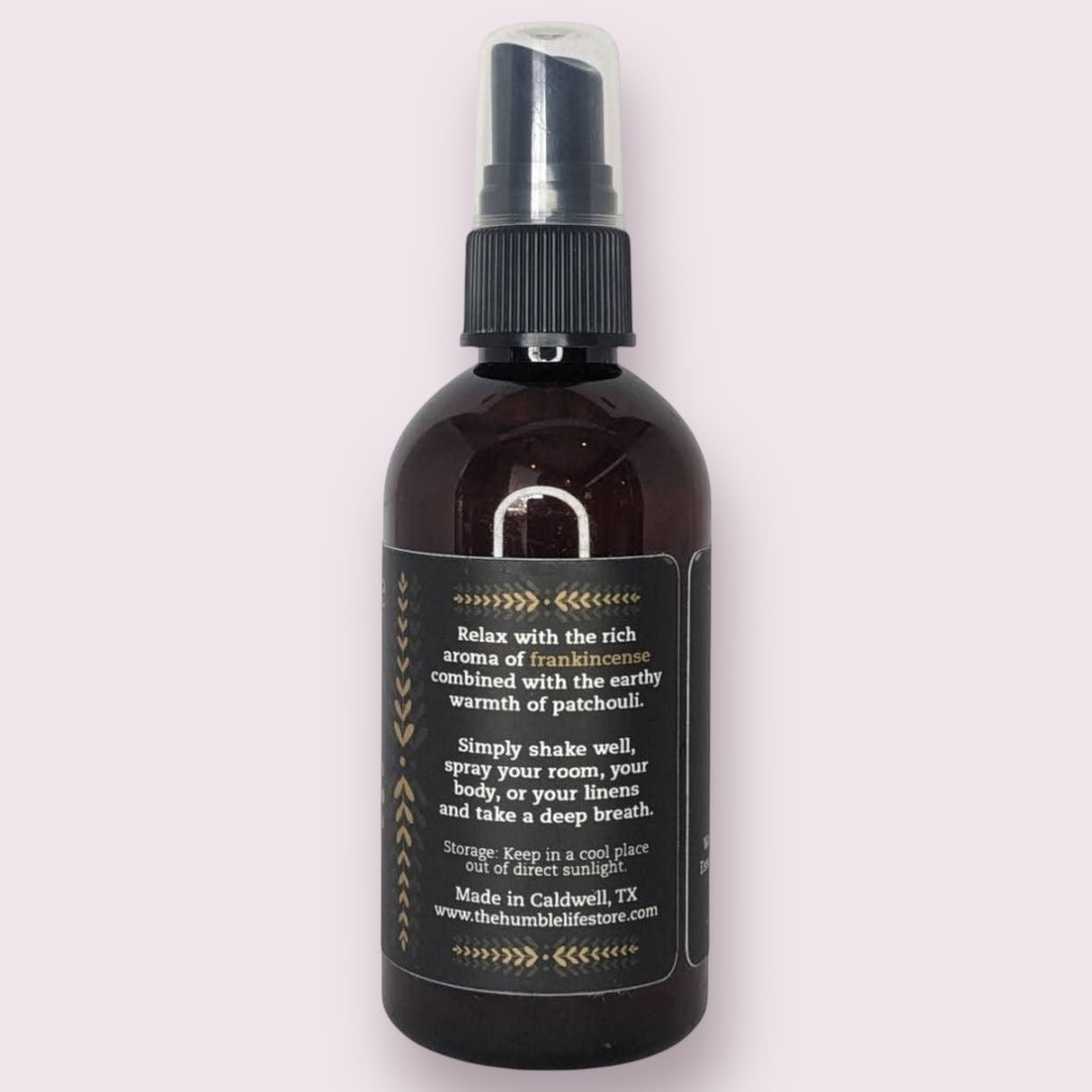 Frankincense Patchouli Room & Body Spray - 4 oz