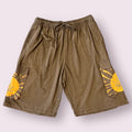 Shorts With Pockets Marijuana Leaf Print