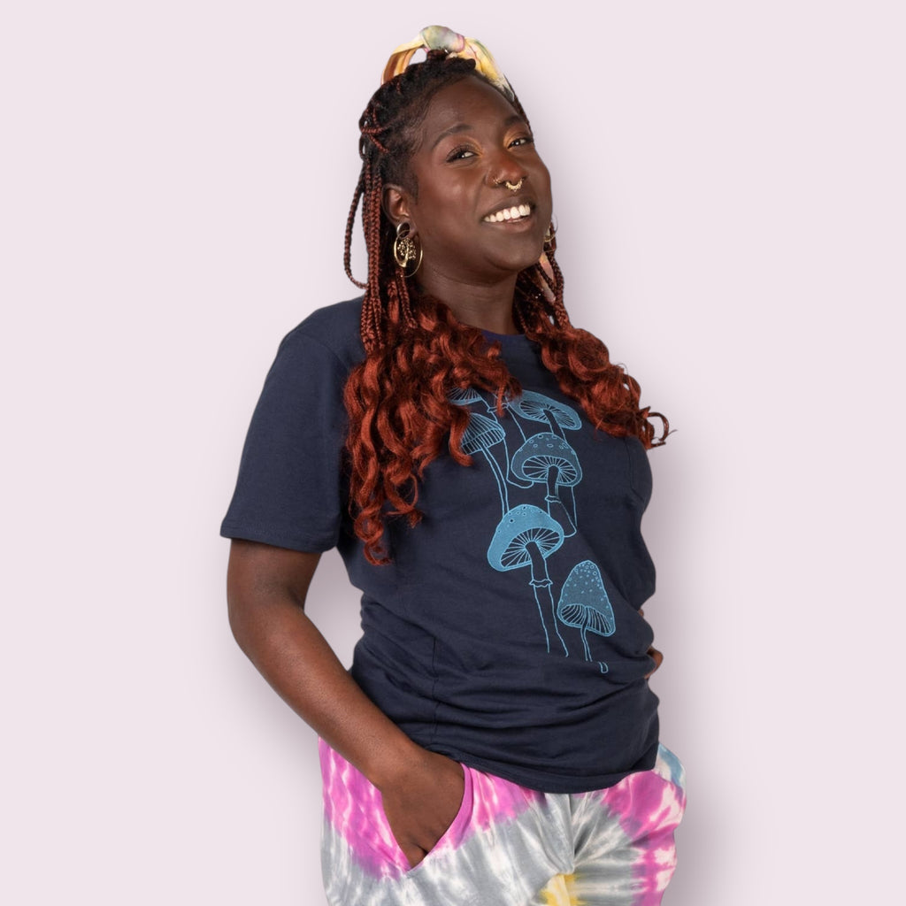 Mushrooms Organic Pocket T-Shirt