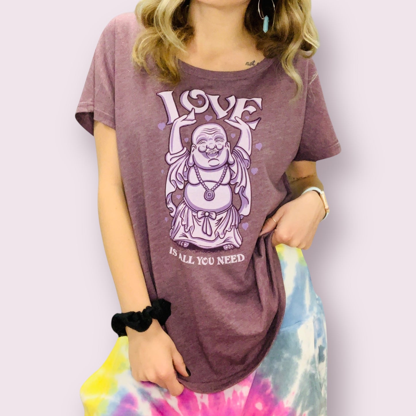 Love Buddha Slouch Top