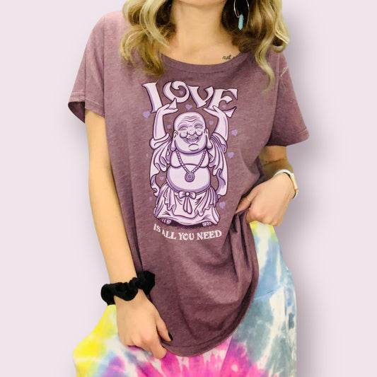 Love Buddha Slouch Top