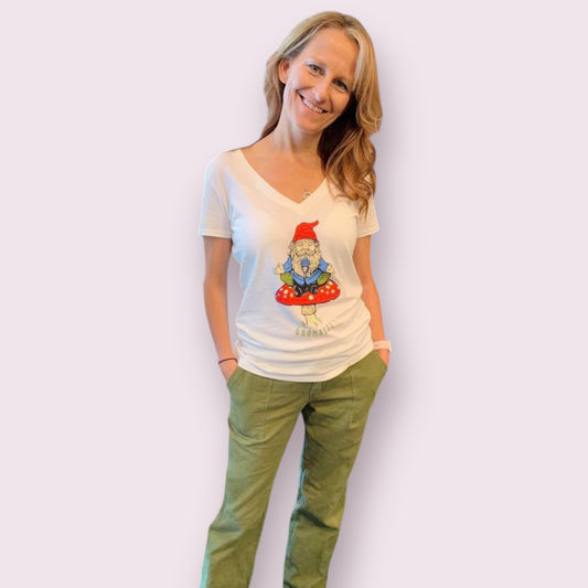 Gnomaste Hemp Viscose V-Neck