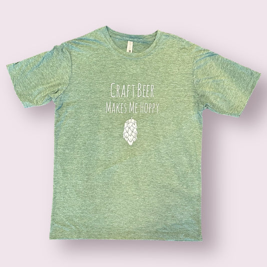 Craft Beer Makes Me Hoppy - Men's Tee