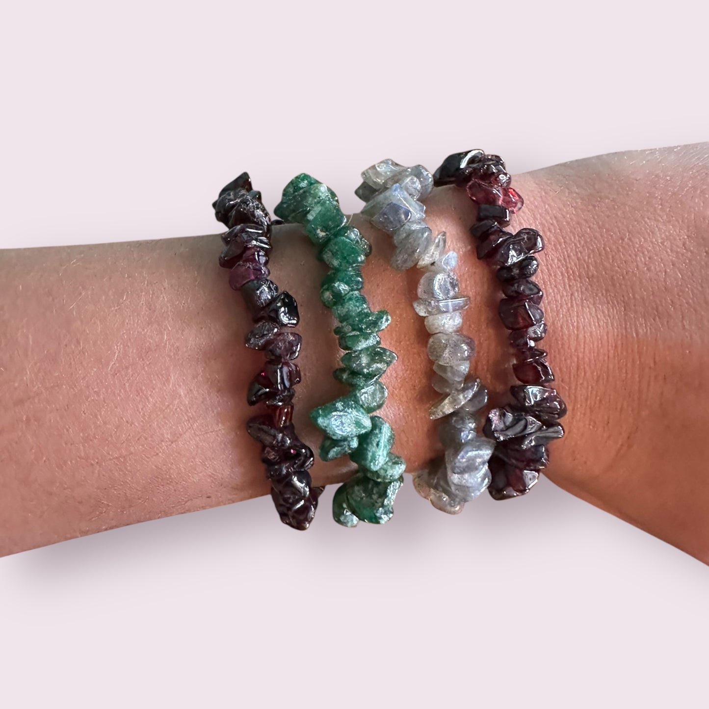 Elastic Chips Bracelets Assorted