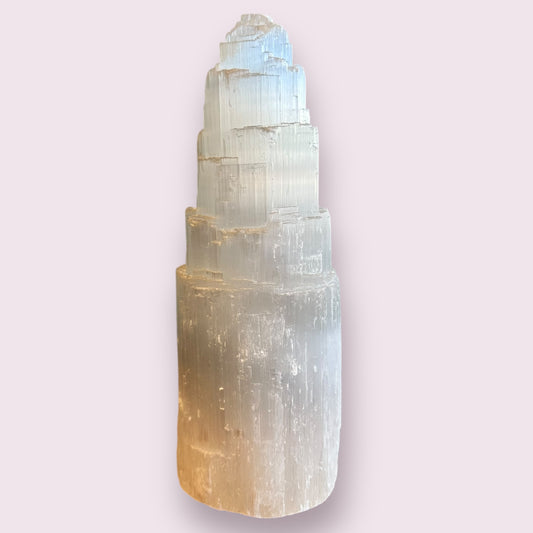 Selenite Lamp 25cm