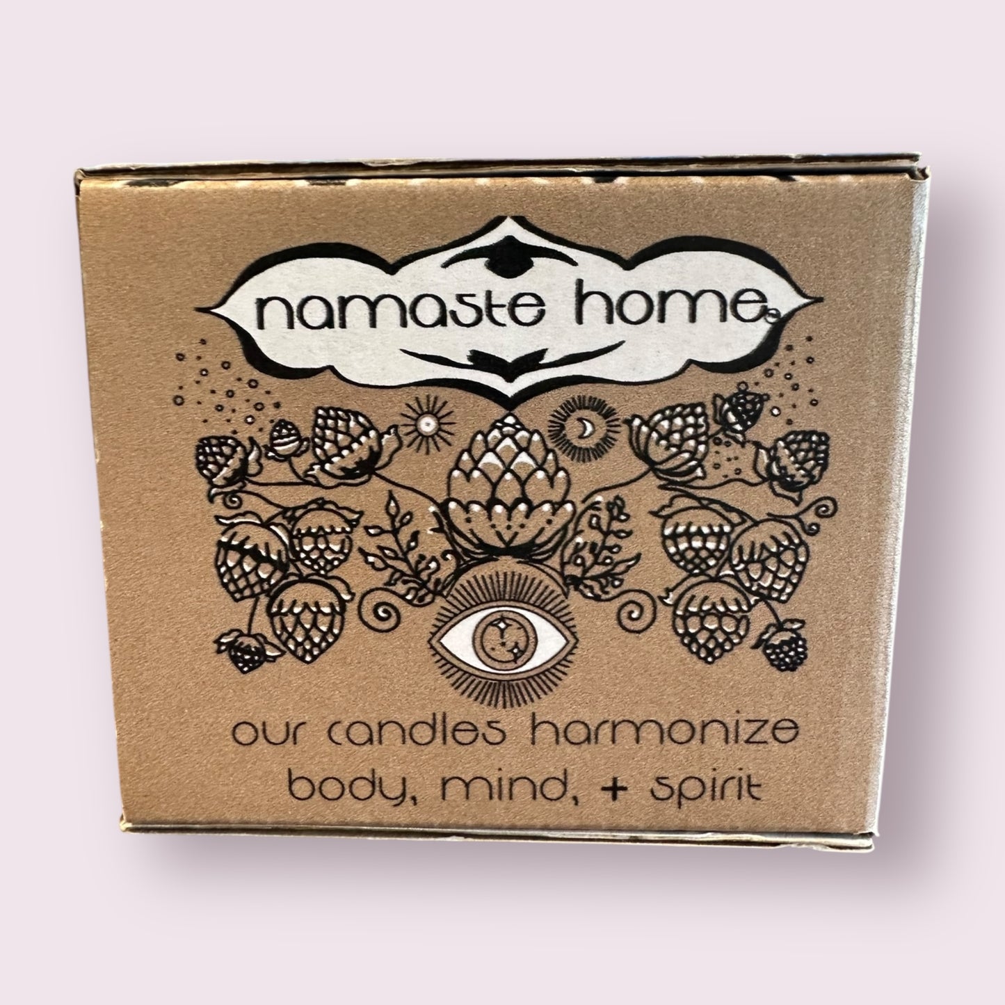 Gemini Crystal Candle, Zodiac Candle w/ Gemstones + Herbs