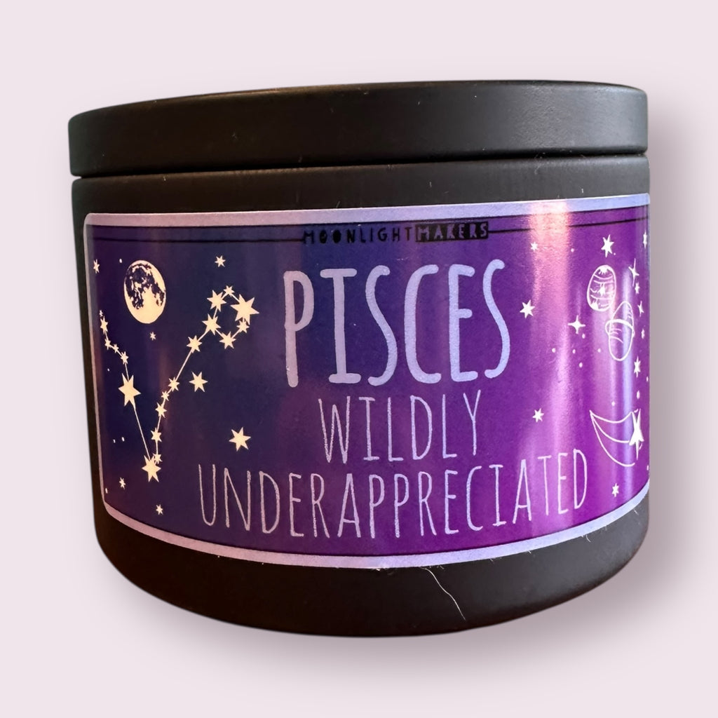 Pisces Zodiac Candle