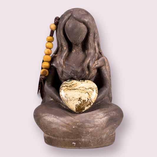 Gypsum Cement Figurine - Aine Goddess of Love