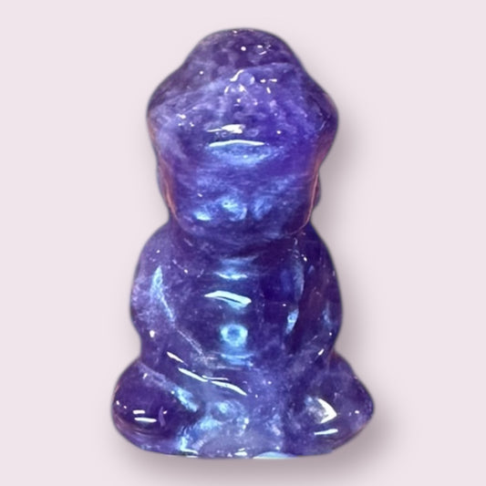 GEMSTONE BUDDHAS: AMETHYST