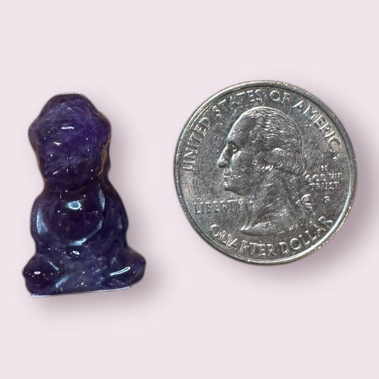 GEMSTONE BUDDHAS: AMETHYST